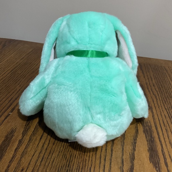 Ty Mint Green Bunny Hippity beanie, basket beanie ornament and buddy - Picture 8 of 16